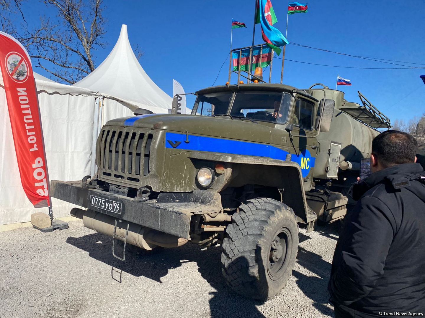 More vehicles of Russian peacekeepers move freely along Azerbaijan's Lachin-Khankendi road (PHOTO)