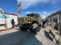 More vehicles of Russian peacekeepers pass freely along Azerbaijan's Lachin-Khankendi road (PHOTO)