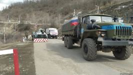 Convoy of Russian peacekeepers moves freely along Azerbaijan's Lachin-Khankendi road (PHOTO)