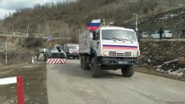 Convoy of Russian peacekeepers moves freely along Azerbaijan's Lachin-Khankendi road (PHOTO)