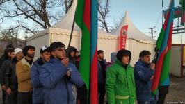 Peaceful protest of Azerbaijani eco-activists continues on Lachin-Khankendi road (PHOTO/VIDEO)