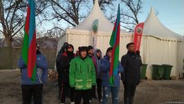 Peaceful protest of Azerbaijani eco-activists continues on Lachin-Khankendi road (PHOTO/VIDEO)