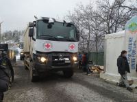 ICRC convoy drives freely along Azerbaijan's Lachin-Khankendi road (PHOTO)