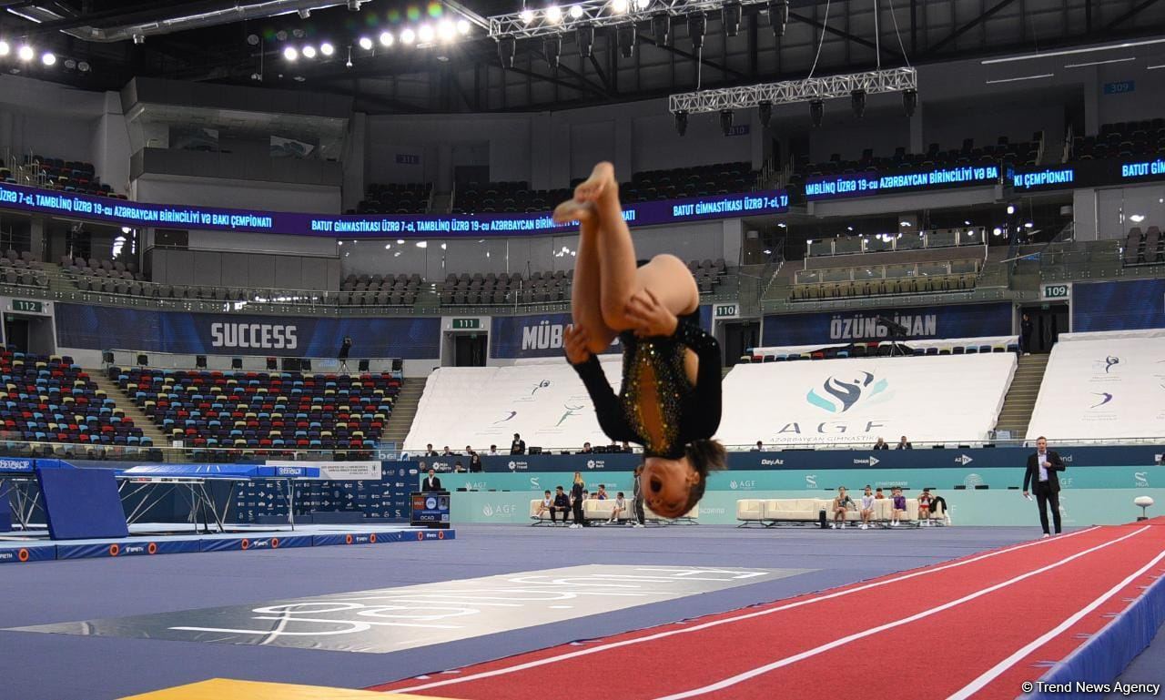 Azerbaijan Championship, Baku Championships in Trampoline Gymnastics and Tumbling kick off in Baku (PHOTO)