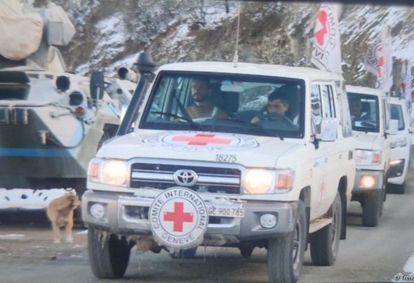 ICRC convoy passes freely along Azerbaijan's Lachin-Khankendi road (PHOTO)