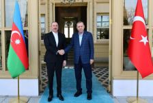 President Ilham Aliyev meets President Recep Tayyip Erdogan in Istanbul (PHOTO/VIDEO)