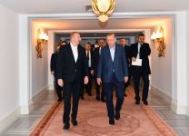 President Ilham Aliyev meets President Recep Tayyip Erdogan in Istanbul (PHOTO/VIDEO)