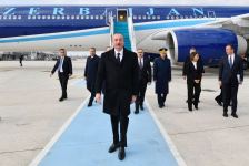 President Ilham Aliyev arrives in Türkiye for working visit (PHOTO/VIDEO)