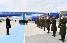 President Ilham Aliyev arrives in Türkiye for working visit (PHOTO/VIDEO)