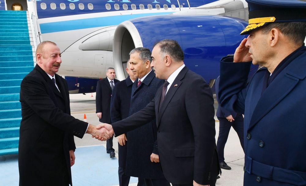 President Ilham Aliyev arrives in Türkiye for working visit (PHOTO/VIDEO)
