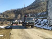 More vehicles of Russian peacekeepers pass freely along Azerbaijan's Lachin-Khankendi road (PHOTO)