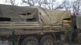 Convoy of Russian peacekeepers passes freely along Azerbaijan's Lachin-Khankendi road (PHOTO)