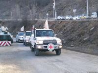 Vehicles of ICRC move freely along Azerbaijan's Lachin-Khankendi road (PHOTO)