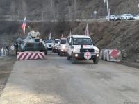 Vehicles of ICRC move freely along Azerbaijan's Lachin-Khankendi road (PHOTO)