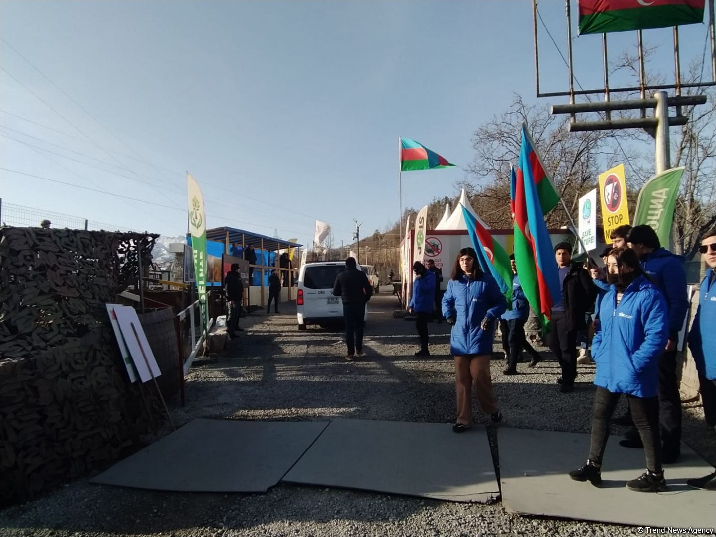 Vehicles of ICRC move freely along Azerbaijan's Lachin-Khankendi road (PHOTO)
