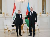 President Ilham Aliyev meets with President of Iraq Abdullatif Jamal Rashid (PHOTO/VIDEO)