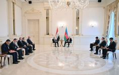 President Ilham Aliyev meets with President of Iraq Abdullatif Jamal Rashid (PHOTO/VIDEO)