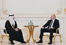 President Ilham Aliyev receives member of Federal Supreme Council of United Arab Emirates (PHOTO/VIDEO)