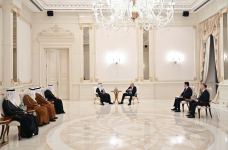 President Ilham Aliyev receives member of Federal Supreme Council of United Arab Emirates (PHOTO/VIDEO)