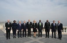 President Ilham Aliyev hosts reception in honor of participants of NAM Contact Group Summit (PHOTO/VIDEO)