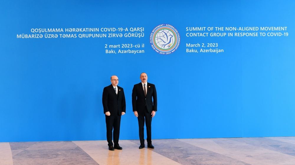 President Ilham Aliyev attends Summit of NAM Contact Group on fight against COVID-19 in Baku (PHOTO/VIDEO)