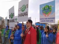 Azerbaijani eco-activists continue holding peaceful protest on Lachin-Khankendi road (PHOTO)