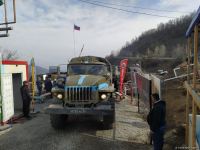 Vehicles of Russian peacekeepers move freely along Azerbaijan's Lachin-Khankendi road (PHOTO)