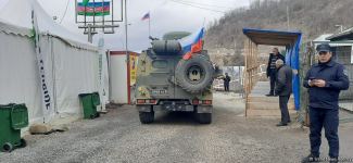 More vehicles of Russian peacekeepers move freely along Azerbaijan's Lachin-Khankendi road (PHOTO)
