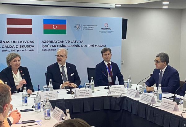 Latvian Investment and Development Agency, AZPROMO to sign MoU - President Levits