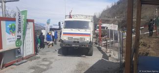 По Лачинской дороге беспрепятственно проехала автоколонна РМК (ФОТО)