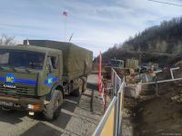 Convoy of Russian peacekeepers moves freely along Azerbaijan's Lachin-Khankendi road (PHOTO)