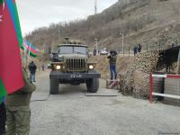 Another convoy of Russian peacekeepers moves freely along Azerbaijan's Lachin-Khankendi road (PHOTO)