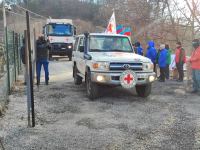 ICRC convoy moves freely along Azerbaijan's Lachin-Khankendi road (PHOTO)