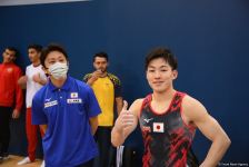 Third day of FIG Artistic Gymnastics Apparatus World Cup kicks off in Baku (PHOTO)