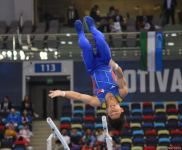 Third day of FIG Artistic Gymnastics Apparatus World Cup kicks off in Baku (PHOTO)