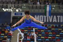 Third day of FIG Artistic Gymnastics Apparatus World Cup kicks off in Baku (PHOTO)