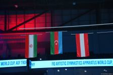Baku holds awarding ceremony for winners of FIG Artistic Gymnastics World Cup (PHOTO)