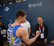 Third day of FIG Artistic Gymnastics Apparatus World Cup kicks off in Baku (PHOTO)