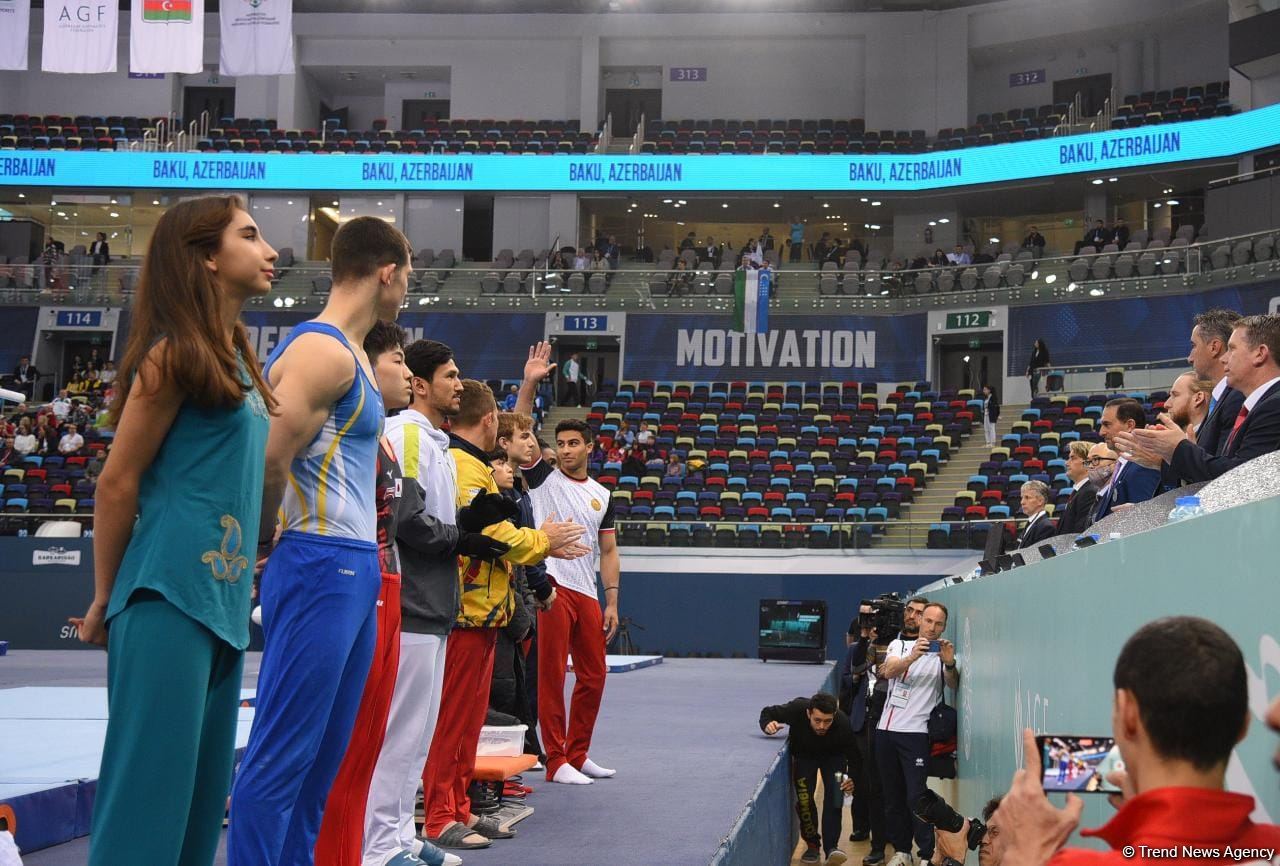 Third day of FIG Artistic Gymnastics Apparatus World Cup kicks off in Baku (PHOTO)