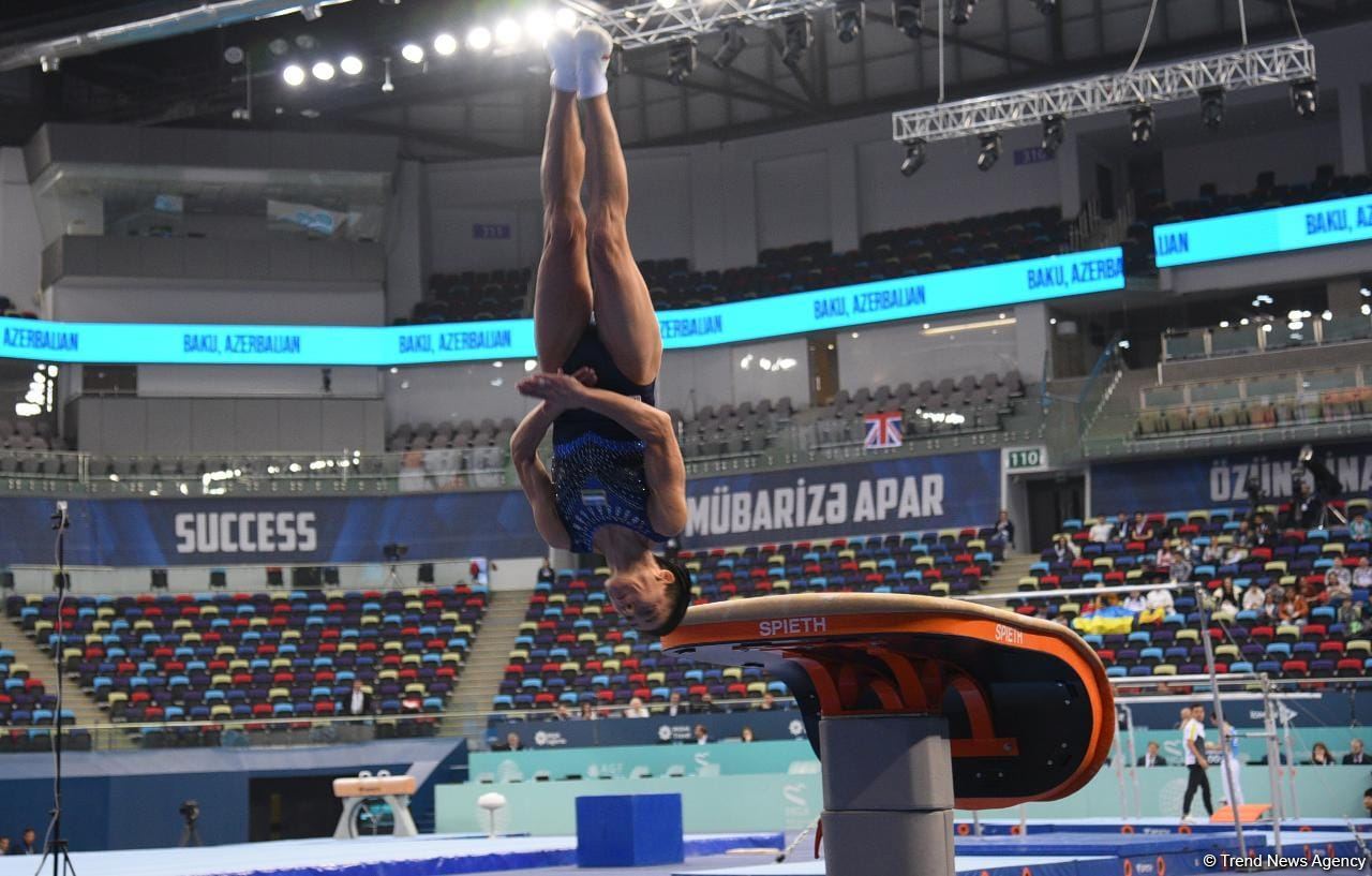 Third day of FIG Artistic Gymnastics Apparatus World Cup kicks off in Baku (PHOTO)