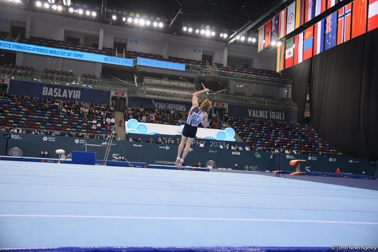 Third day of FIG Artistic Gymnastics Apparatus World Cup kicks off in Baku (PHOTO)