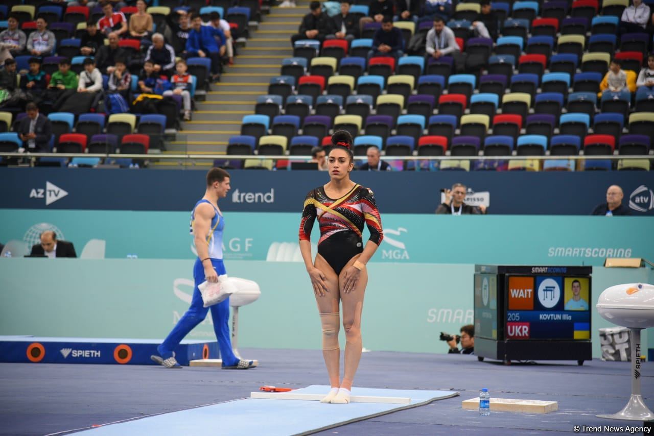 Third day of FIG Artistic Gymnastics Apparatus World Cup kicks off in Baku (PHOTO)