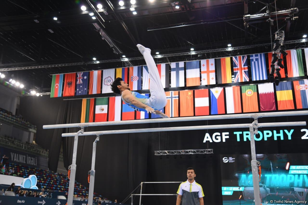 Third day of FIG Artistic Gymnastics Apparatus World Cup kicks off in Baku (PHOTO)