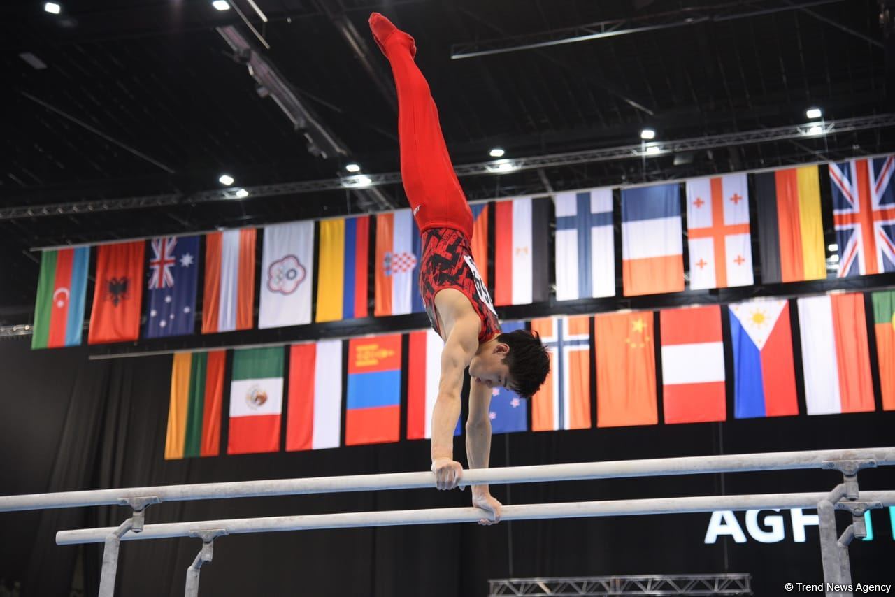 Third day of FIG Artistic Gymnastics Apparatus World Cup kicks off in Baku (PHOTO)
