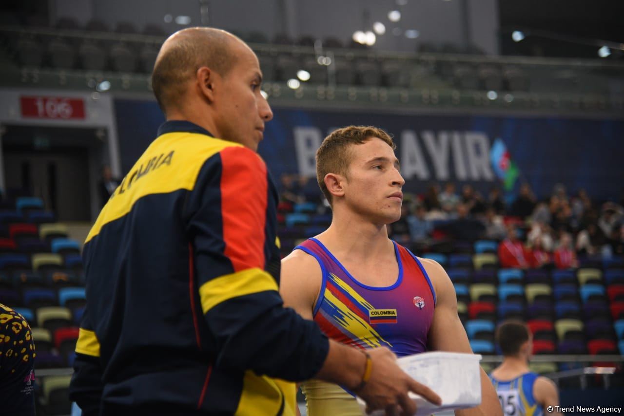 Third day of FIG Artistic Gymnastics Apparatus World Cup kicks off in Baku (PHOTO)
