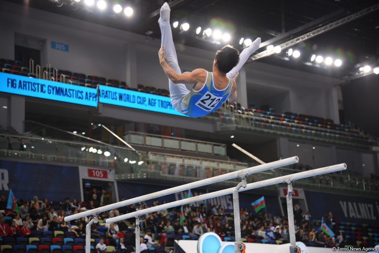 Third day of FIG Artistic Gymnastics Apparatus World Cup kicks off in Baku (PHOTO)