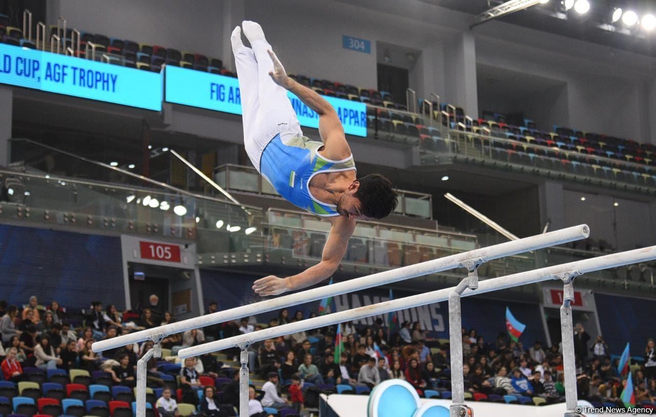 Third day of FIG Artistic Gymnastics Apparatus World Cup kicks off in Baku (PHOTO)