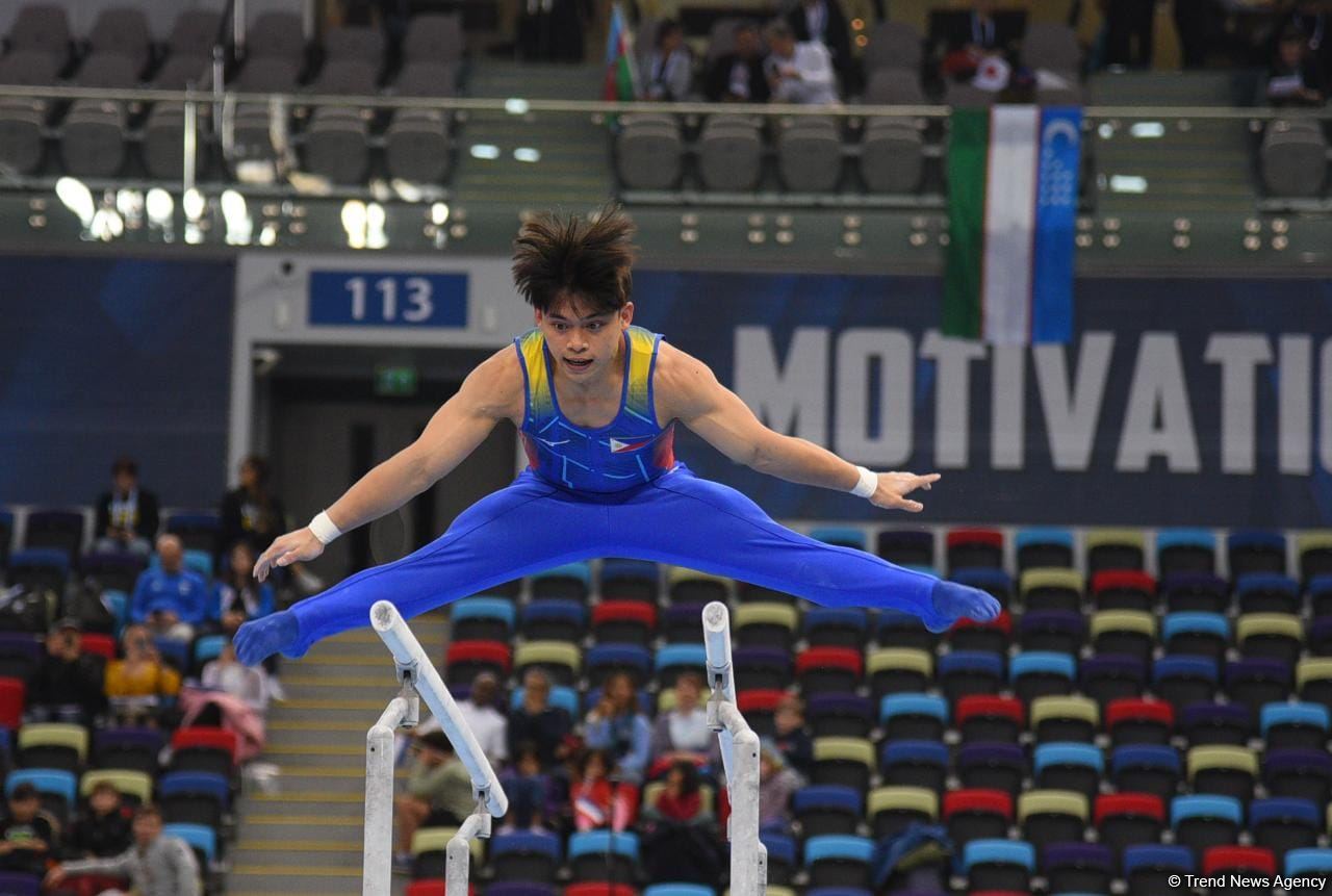 Third day of FIG Artistic Gymnastics Apparatus World Cup kicks off in Baku (PHOTO)