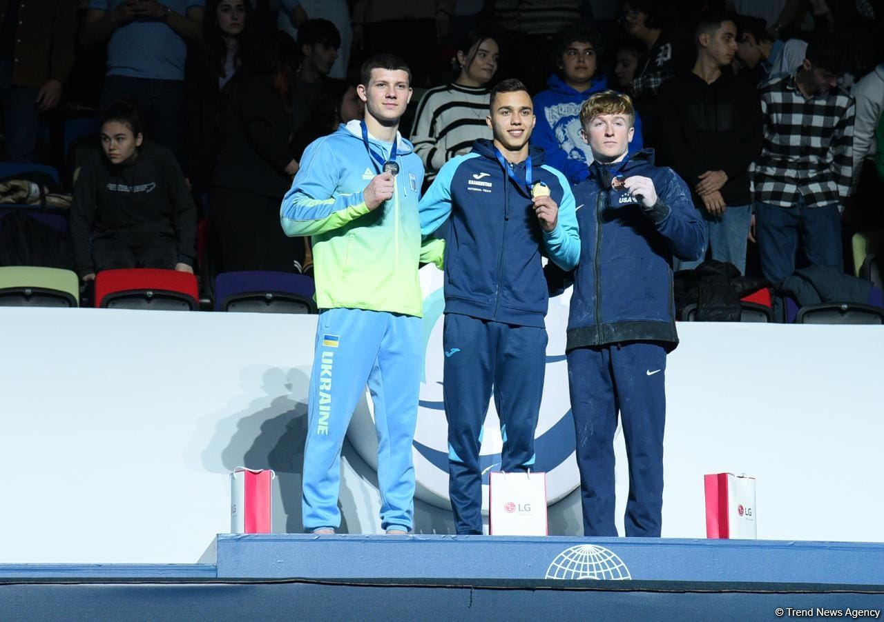 Baku holds awarding ceremony for winners of FIG Artistic Gymnastics World Cup (PHOTO)