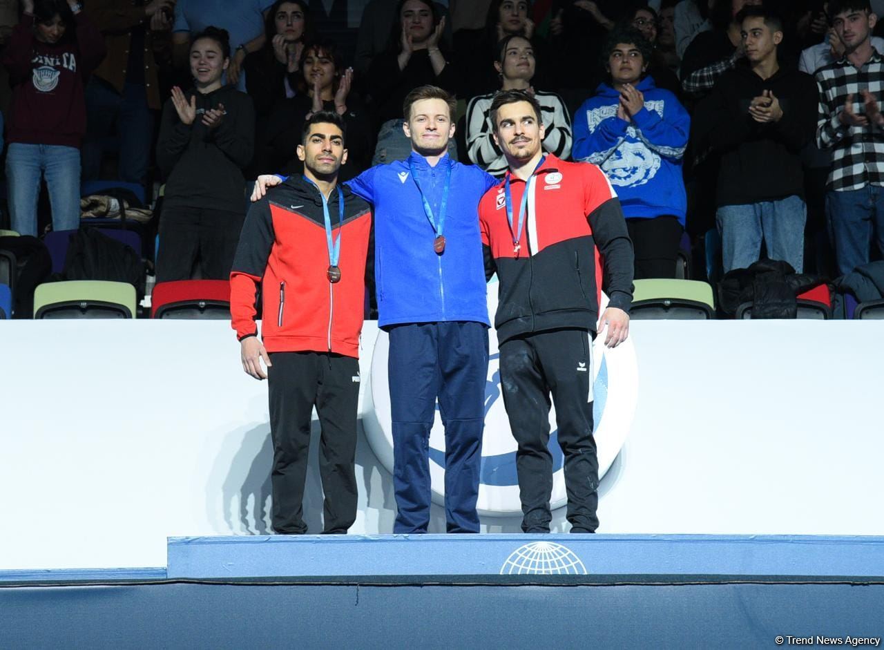 Baku holds awarding ceremony for winners of FIG Artistic Gymnastics World Cup (PHOTO)
